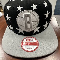 Brooklyn Nets NBA New Era 9Fifty Snapback Adjustable Starry Hat Cap NWT Org $27