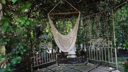 Handmade 100% Cotton Hammock Chair/Hammock swing in Off-White