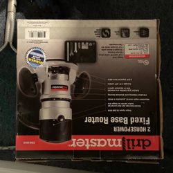 Drill master 2 HorsePower Fixed Base Router 