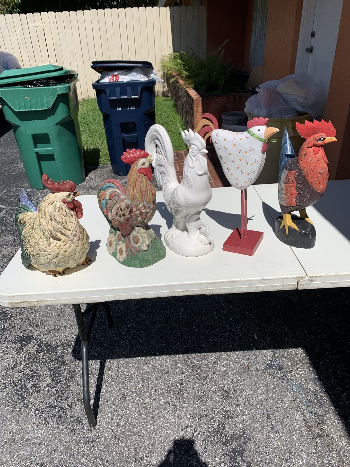 Decorative Roosters(5)