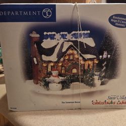 Department 56 Snow Village The Snowman House