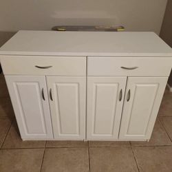 48” White Cabinet