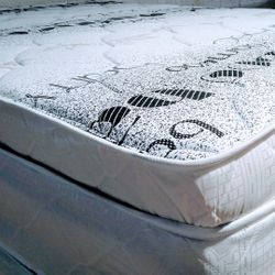 $200 Queen Pillow Top Mattress Only Brand New Free Delivery Same-day 