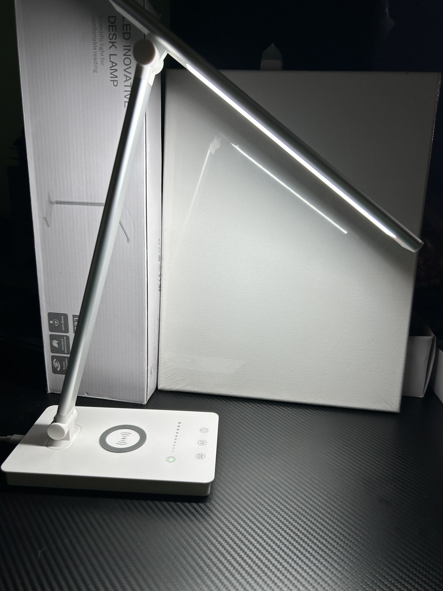 LED Desk Lamp with Wireless Charging Pad