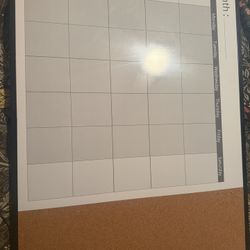 Dry Erase Board + Cork Strip — Great Condition