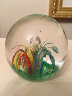 Hand Blown Paperweight