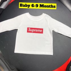 Tee Supreme Baby Too Small For My Son My Kids Your Gain Size 6-9 Months