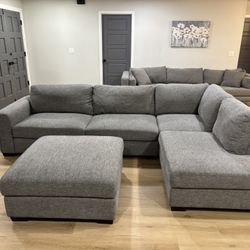 Grey Sectional Couch 