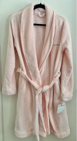 NWT Calvin Klein Pink Plush Bathrobe