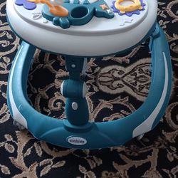 Baby Walker Multifunctional Push Stroller Sit W Piano. Adjustable Height Toy Baby Walker 