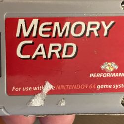 Nintendo 64 memory card