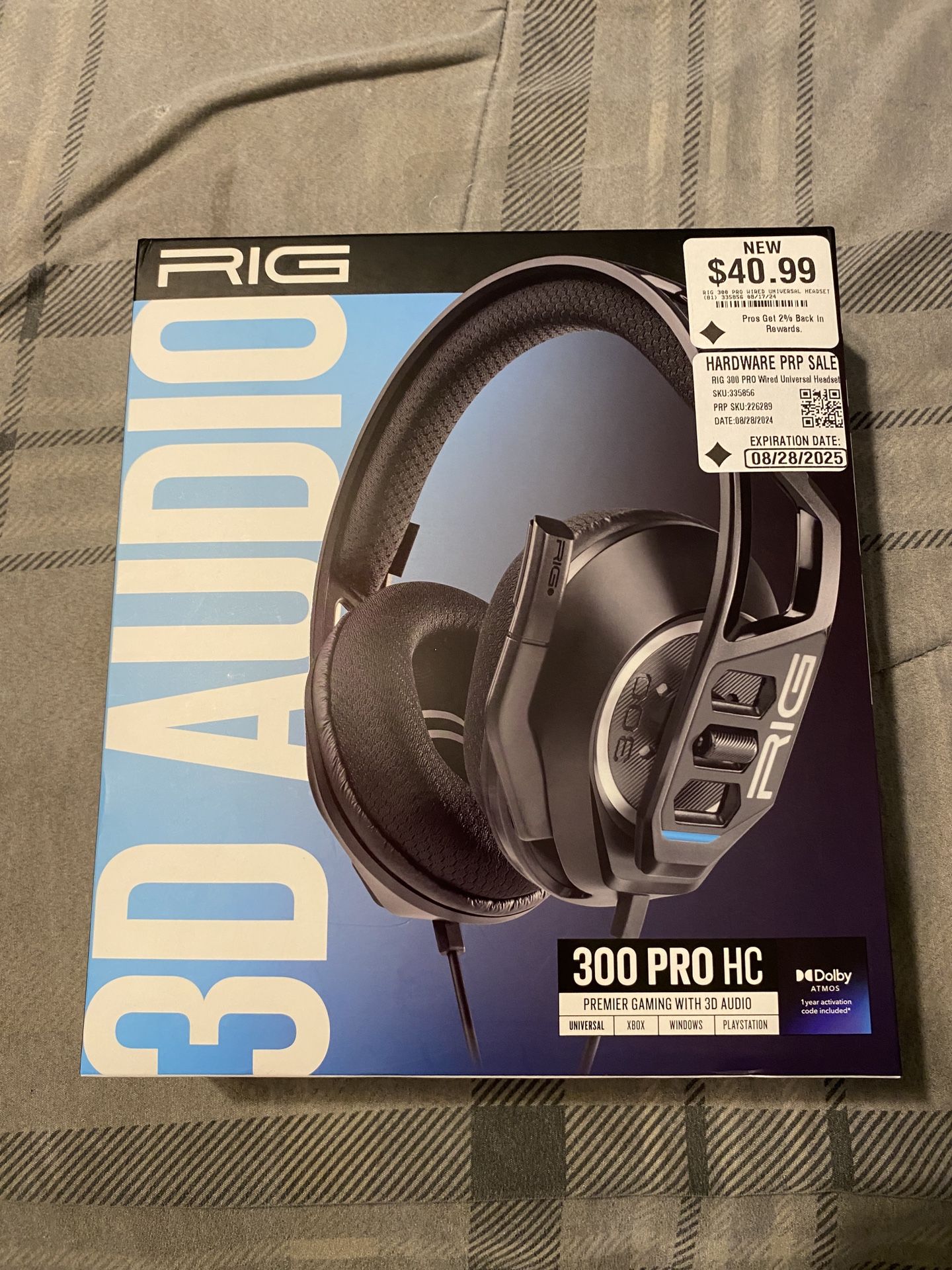 rig 300 pro hc headset/mic