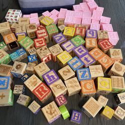 Wood Letter Blocks