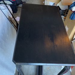 Black Beautiful Wood Desk. Very Good Condition .