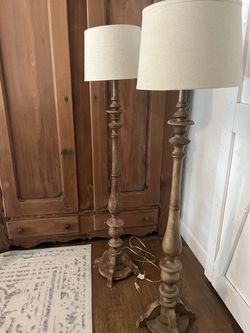 2 working lamps from world market