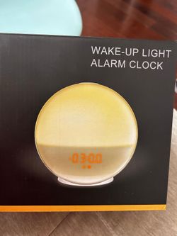 Wake up light alarm clock, New one seal pack