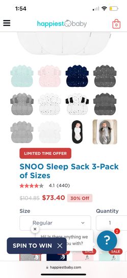 SNOO Sleep Sack (0-6 Months) - Cream - Small, Medium, Large
