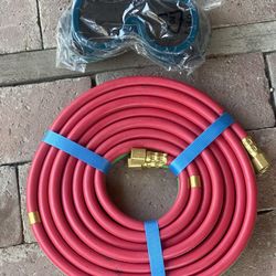 Oxygen Acetylene  12’ Hose & Goggles 