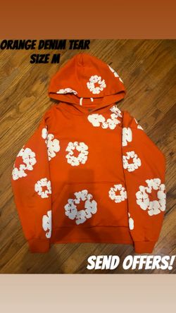 orange denim