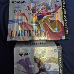 Japanese Mtg Final Fantasy Collector Booster Box And Ome English Omega Pack