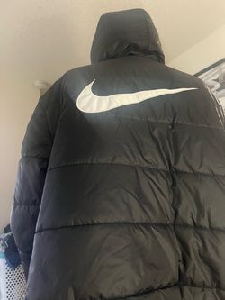 Nike Black Puffer Jacket with Hood