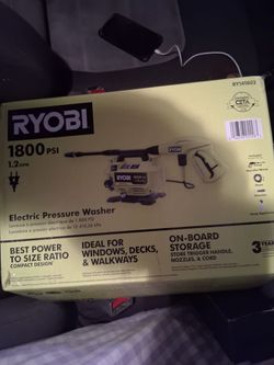 Ryobi 1800 PSI Electric Pressure Washer