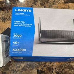 modem 3.1 and router WI FI 6
