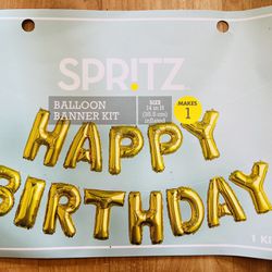 HAPPY BIRTHDAY sign Letters 