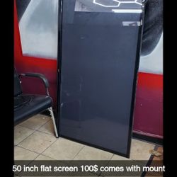 50 Inch Flat Screen W/ Mount 