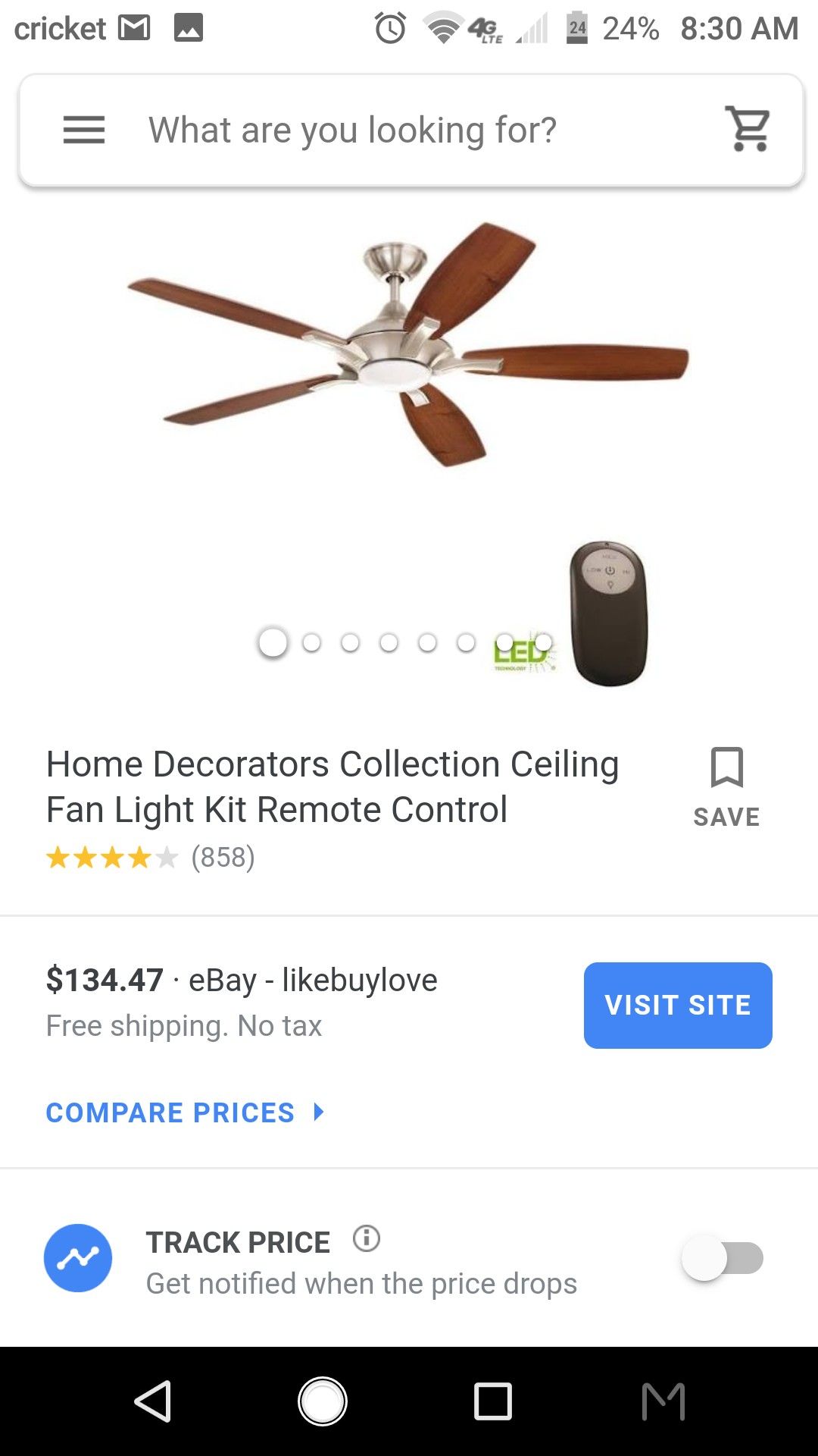 Home Decorators Collection Ceiling Fanj Light Kit Remote Control