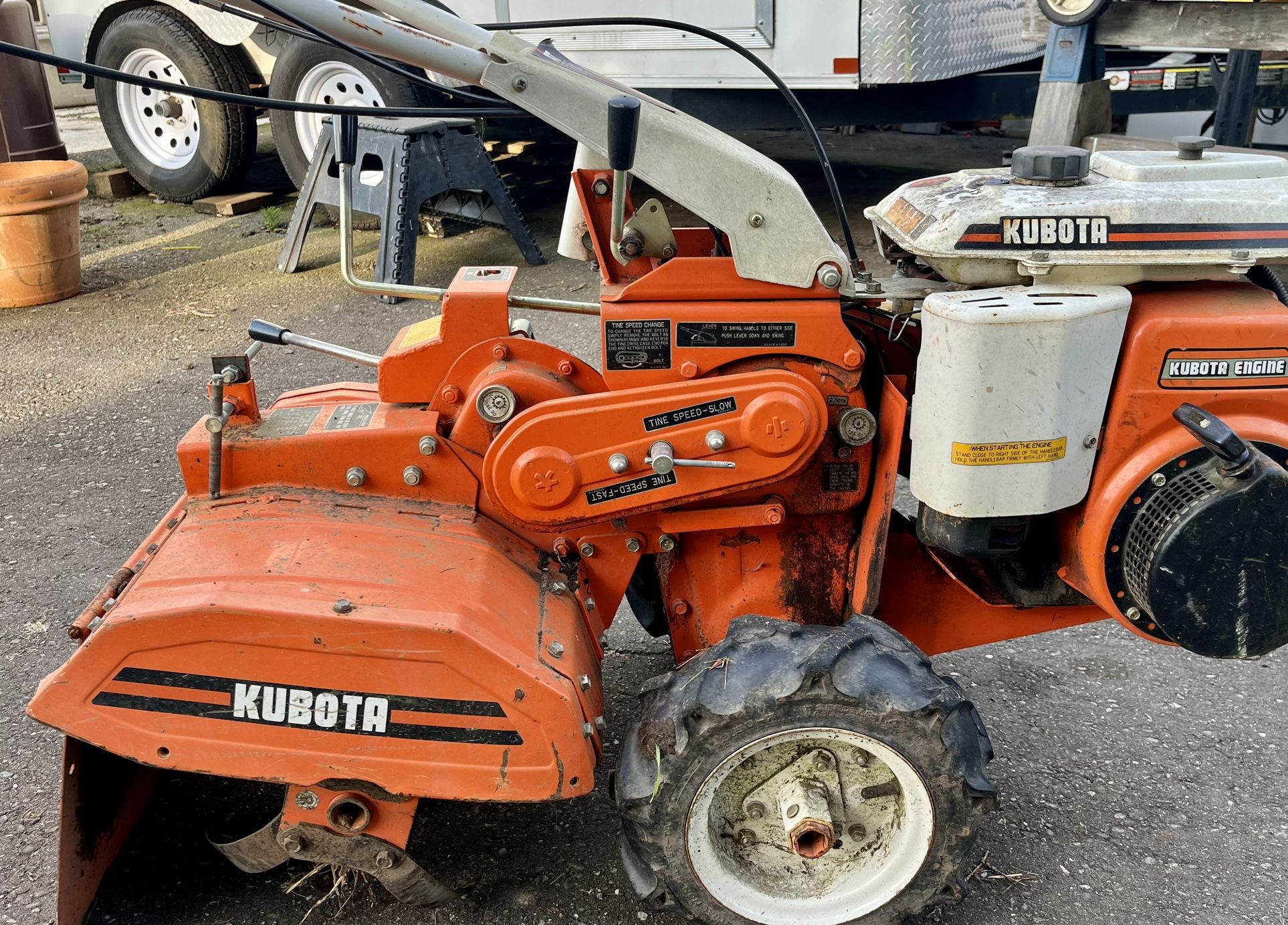 Kubota AT 70S Rear Time Tiller