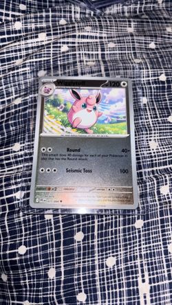 2025 wigglytuff Pokemon card reverse holo