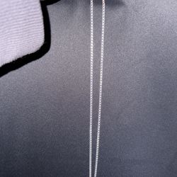 925 Sterling Silver Double Rombo Chain Necklace