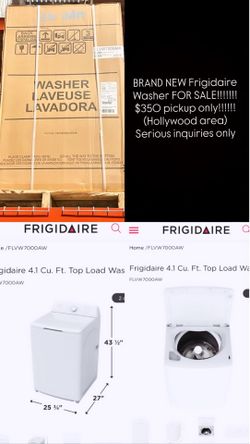 BRAND NEW Frigidaire Washer