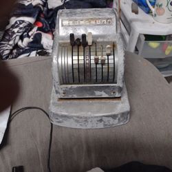 Vintage Hall-Welter Co SPEEDRITE Check Printer Writer Stamper Printing Machine

