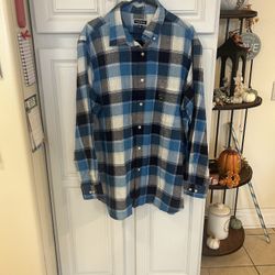 New Men’s Club Room Plaid Men’s Shirt