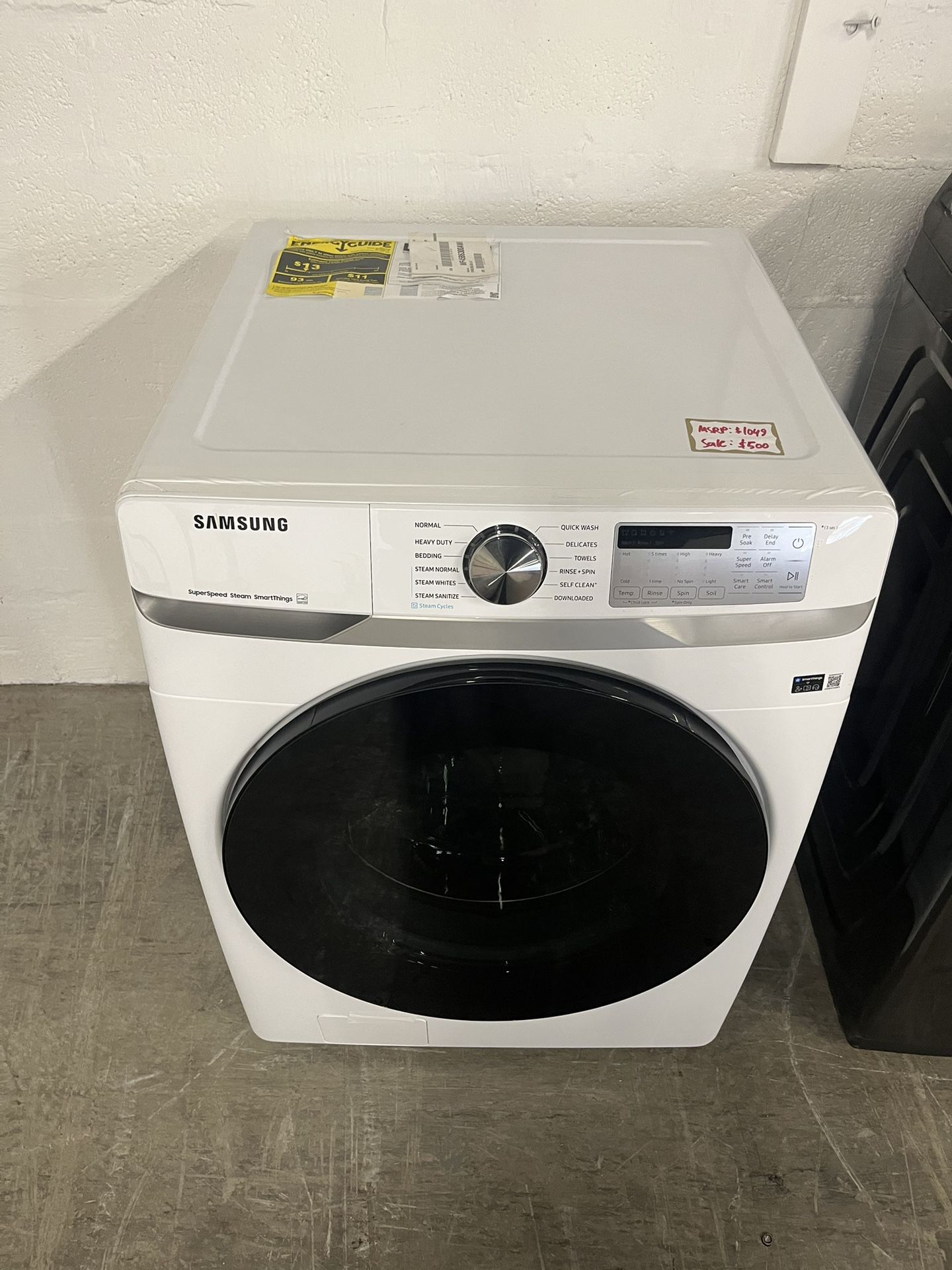 New samsung washer (front load)
