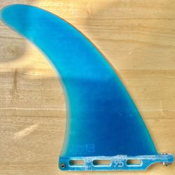 Blue Longboard Fin: 9.5” Fins Unlimited 
