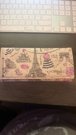 Paris-Themed Bifold Wallet