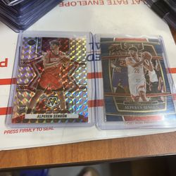 20 rookie card lot of Alperen sengun rc including holos prizms