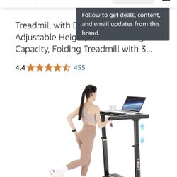 Orange County - Treadmill With Desk 300 Lb Capacity 