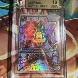 Dragon Ball Fusion World: FB03-140 SCR 2 SON GOKU GT SS4 - BGS 10 -Pristine