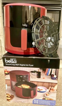 Bella Pro Series Large 8-Qt Air Fryer High Capacity, 1700W Power, 8 Presets, Dishwasher Safe