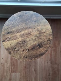 Oak wood end tables
