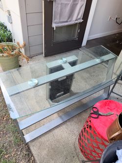 Glass Entertainment Center
