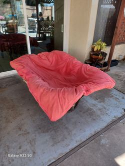 Double Papasan Chair with Oversgize Futon $135