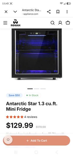 Antarctic Star 1.3 Cu.Ft. Mini Fridge