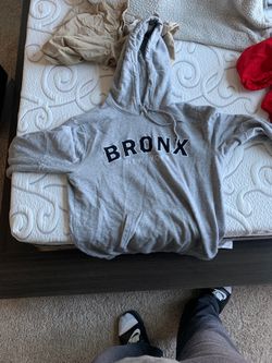 Bronx Grey Hoodie Large