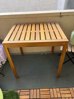 Patio table and chairs