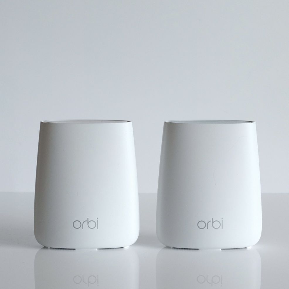 NETGEAR Orbi Tri-Band Whole Home Mesh-Ready WiFi Router - Speeds up to 2.2 Gbps Over 2,000 sq. feet, AC2200 (RBR20) 2Pack